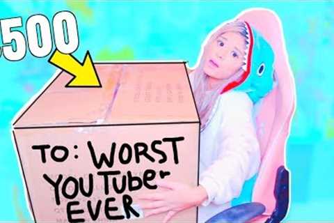 I Let A HATER Send me a $500 Mystery Box...