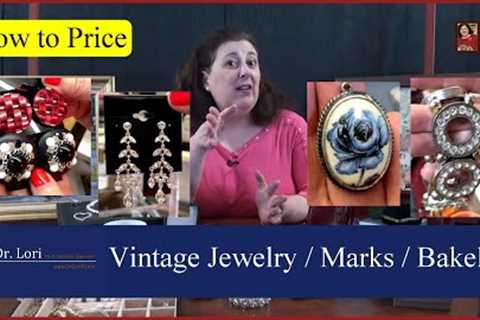 How to Price Vintage Jewelry, Find Marks &amp; Bakelite, Sourcing Tips, More | Thrift with Dr. Lori