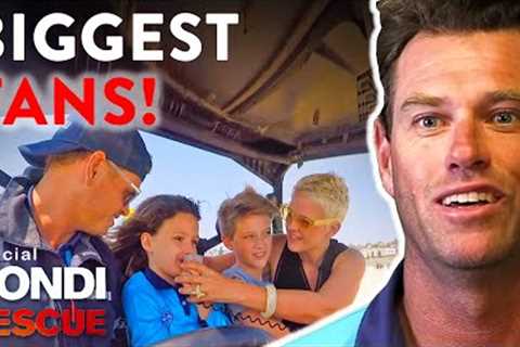 Bondi Rescue's Biggest Fans Visit The Beach!