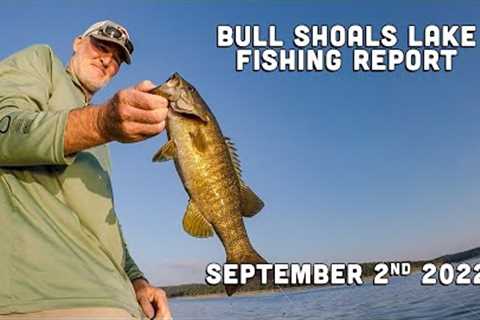 Bull Shoals Lake Fishing Report | September 2 2022 | Del Colvin