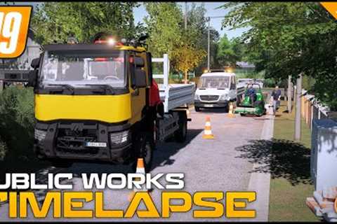 🚧 Free Old Garden Mowing For An Old Couple - Lawn Care &amp; Public Works⭐ FS19 Le Village TP