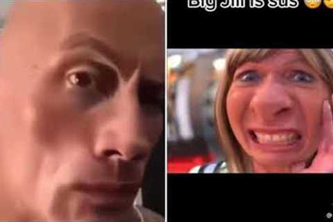 The Rock Sus Eyebrow Raise Meme Compilation #1
