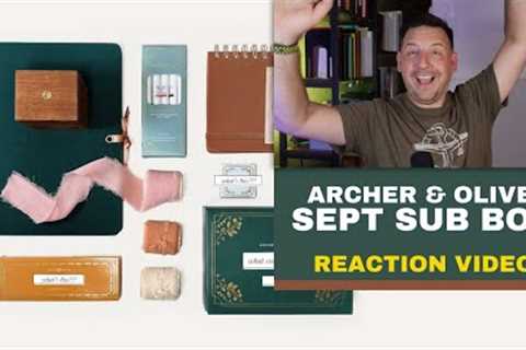 Reacting to the Archer and Olive September Subscription Box Unboxing Video !! SPOILERS !!