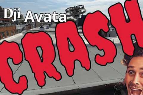 DJI Avata Crash Video and Search on Rooftops For the Drone!