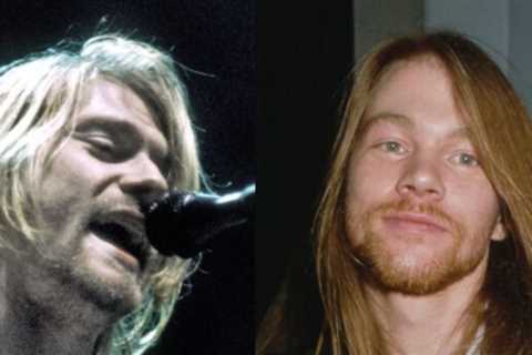 Looking Back On The Feud Between Axl Rose And Kurt Cobain Backstage At The VMAs 30 Years Ago