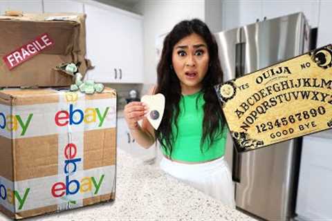 I Bought a HAUNTED eBay Mystery Box! **bad idea**