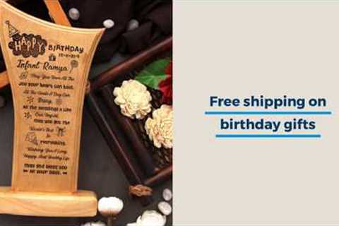 Birthday gifts ideas personalized for husband &amp; wife