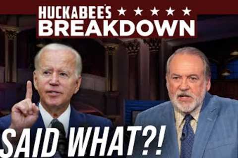 Biden's INSANE Reaction to Heckler Spells TROUBLE | BREAKDOWN | Huckabee