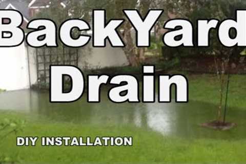 DIYer's Solve Backyard Water Flood