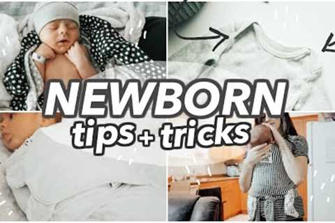 EASY NEWBORN TIPS &amp; TRICKS FOR SURVIVING THE FIRST DAYS || BETHANY FONTAINE