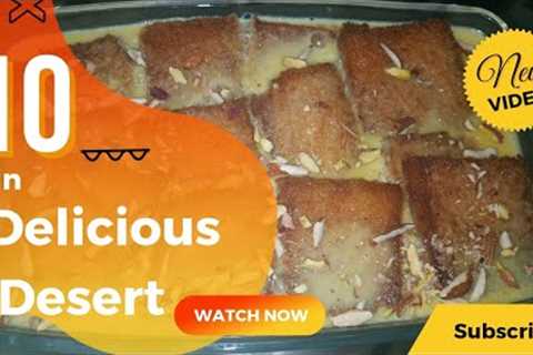10 min easy and quick dessert..