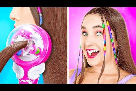 SURPRISING BEAUTY GADGETS FROM TIKTOK || From NERD to POPULAR! Best DIY Tricks by 123 GO!