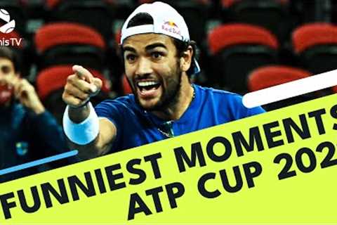 From Friendly Fire To Holding Your Cap During A Point! | ATP Cup 2022 Funniest Moments &amp; Fails