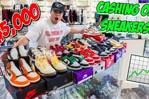 CASHING OUT A RARE SNEAKER COLLECTION! *$5,000 Buyout for our Sneaker Store*