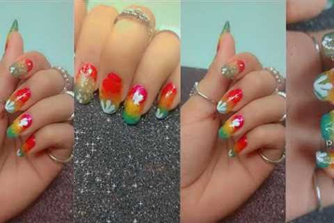 DIY Popsicle Nail Art Tutorial - Easy Nail Art | Nail Art Design - Easy Nail Art | Creative  ideas