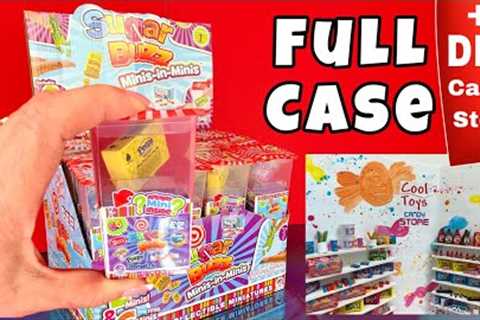 SUGAR BUZZ MINIS IN MINIS BETTER THAN MINI BRANDS !? MINI CANDY UNBOXING FULL CASE &amp; DIY CANDY..