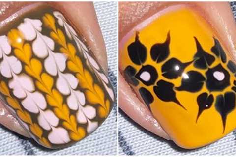 Simple and beautiful drag marble nail art designs | Nail art Compilation 2022 |