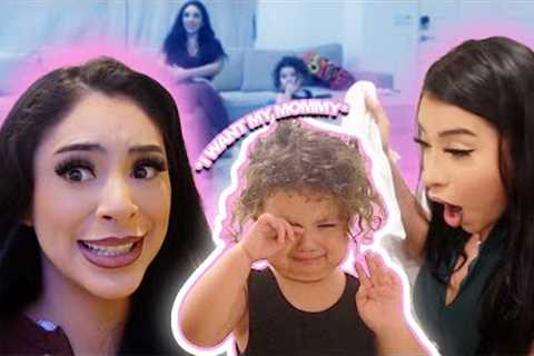 ALONDRA TAKES CARE OF BABY EHLANI *SHE STARTED CRYING*