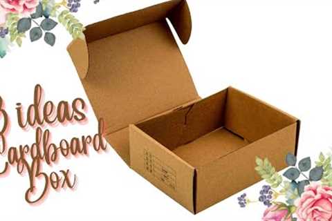 😍💚♻ 3 CARDBOARD BOXES IDEAS (RECYCLING PROJECTS)| Manualidades FÁCILES Y RÁPIDAS con cajas de..