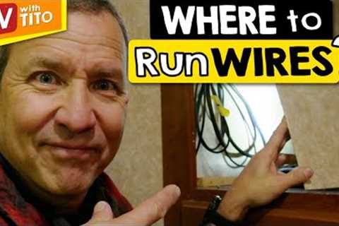 Running Wires Through RV Walls // How To