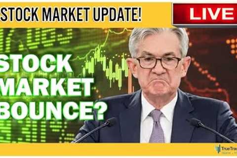 REAL STOCK MARKET BOUNCE or Bear Market Rally?! Inflation is Better, BUT the Job is NOT DONE, LIVE!