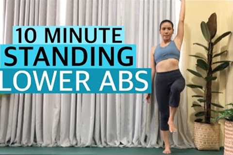 10 MINUTE STANDING LOWER ABS WORKOUT / HOME FITNESS