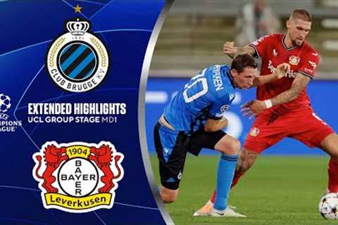 Club Brugge vs. Bayer Leverkusen: Extended Highlights | UCL Group Stage MD 1 | CBS Sports Golazo