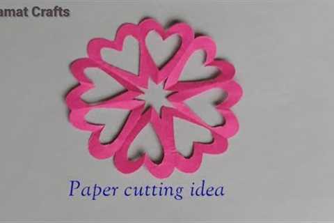 DIY | Paper Snowflake ideas | Origami Crafts | handmade crafts | papers idea | 2022 | #shorts | #art