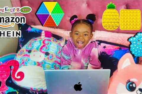 SHOPPING AMAZON FOR FIDGETS | SHEIN + LEARNING EXPRESS | FIDGET SHOPPING ONLINE | The Winning Fam