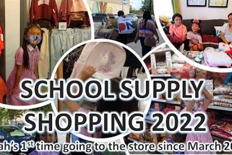 School Supply Shopping 2022 ║Sarah's 1st Time in Stores in 29 months ║Josh&amp;Sarah ║HalukayTV