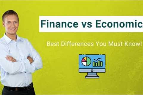 Finance vs Economics - Top Differences and Career Paths