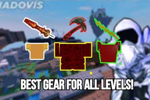 ROBLOX Shadovis RPG BEST GEAR FOR ALL LEVELS!