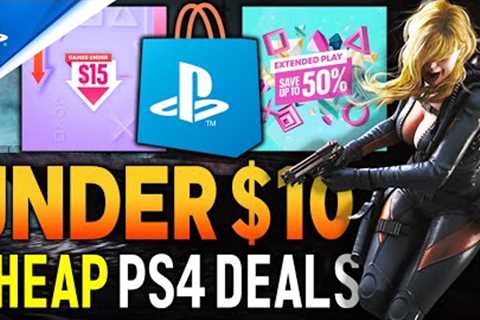 10 GREAT PSN Game Deals UNDER $10 NOW! CHEAP PS4 Games on Sale - PSN Extended Play + Under $15 Sale