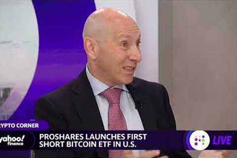 Crypto: New ProShares ETF shorts bitcoin
