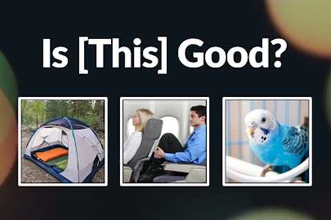 Is [This] Good? | Camping, Reclining Your Seat On An Airplane, Exotic Pets