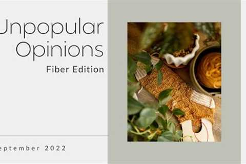Denim + Rain | My Unpopular Opinions in the Knitting World | Knitting Podcast | Knitting Community