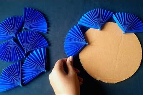 Unique Wall Hanging Craft |Paper Flower Wall Hanging |Paper Craft For Home Decoration|DIY Room Decor