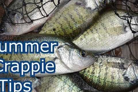 How to Catch Crappie in the Summer - Lake Fishing Tips, Secrets