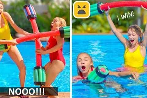 Simple and Funny Pool Hacks and Games! More Summer DIY Ideas