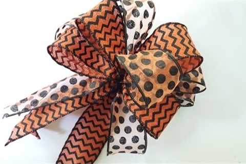 How to Make a Bow | DIY Double Bow | Dollar Tree Ribbon