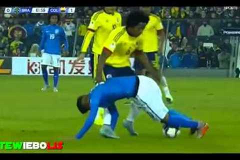 Neymar Jr ▶ All Fights &amp; Angry Moments Vs Colombia ● Copa America 2015 ● HD