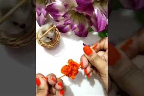 Diy Pompom Hair Clips #youtube #viral #shorts