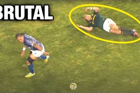 Merciless rugby tackles