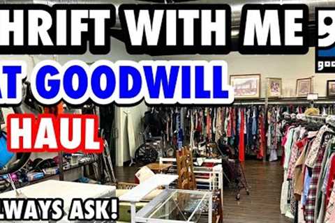 Always ask! Goodwill Thrift Me YouTube and Thrift Haul * Relaxing HOME DECOR THRIFT SHOPPING *