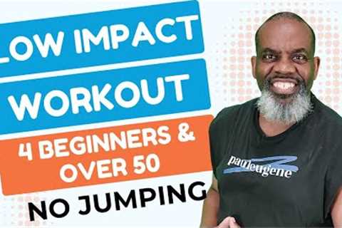 Low Impact Exercise Workout 4 Beginners &amp; Over 50 | Cardio Balance Abs Stretch | 51 Min | No..