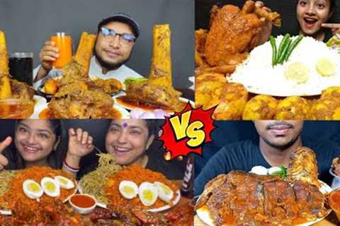 ASMR EATING SPICY CHICKEN BIRIYANI, CHICKEN CURRY, EGGS | BEST INDIAN FOOD MUKBANG |FOOD is Manu|