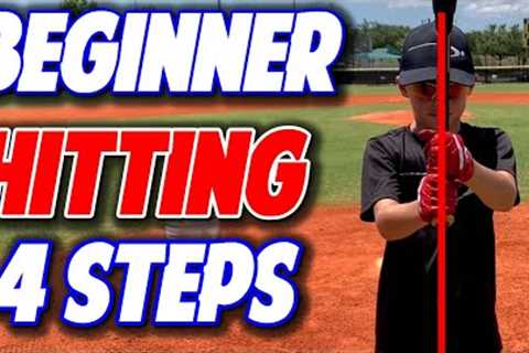 Coaching Beginner Baseball | Basic Hitting 4 Easy Steps (Pro Speed Baseball)