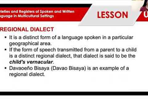 Purposive Communication~Week 4 5 Lesson 2~
