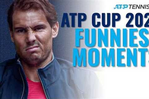 Funniest Moments &amp; Fails: 2021 ATP Cup 😂