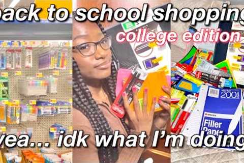 COLLEGE back to school shopping 2022: school supplies haul! (freshman year)